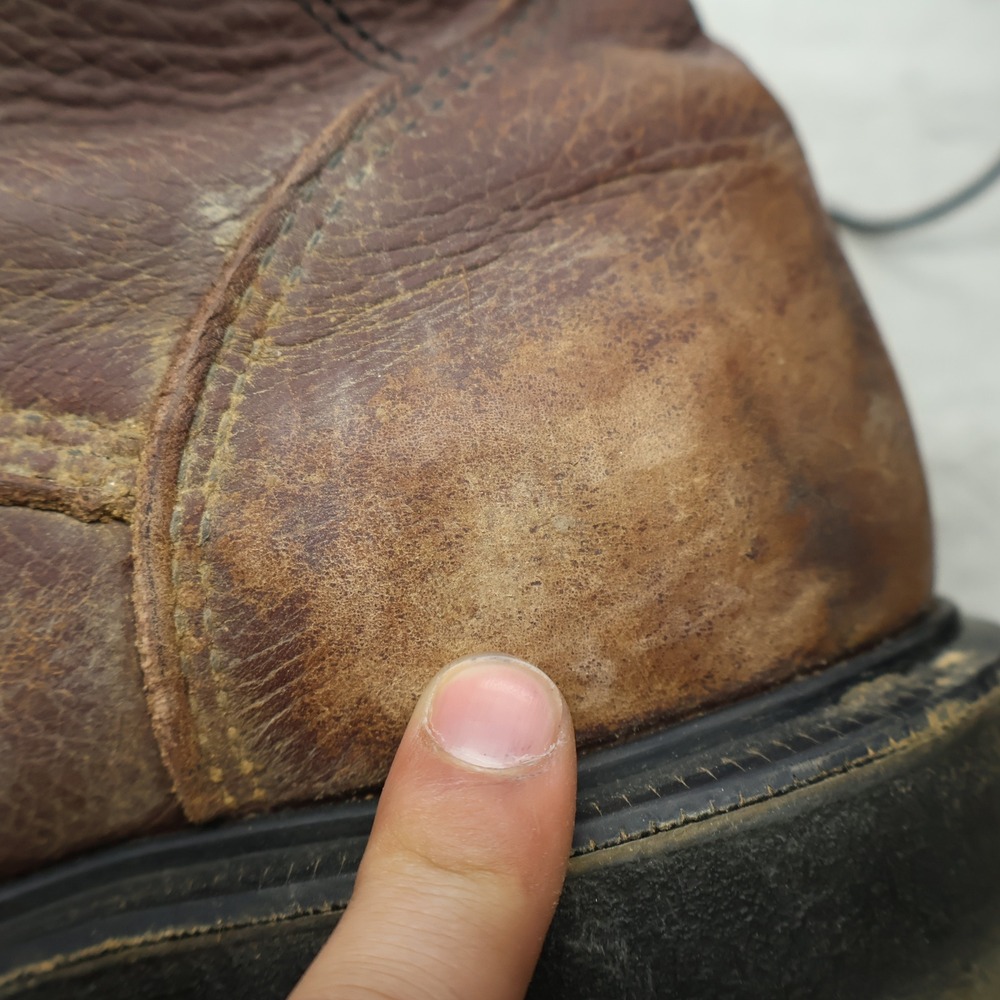 Red Wing Mens 13 Work Boots Brown Leather Steel Toe Safety Waterproof USA Made - Picture 16 of 16